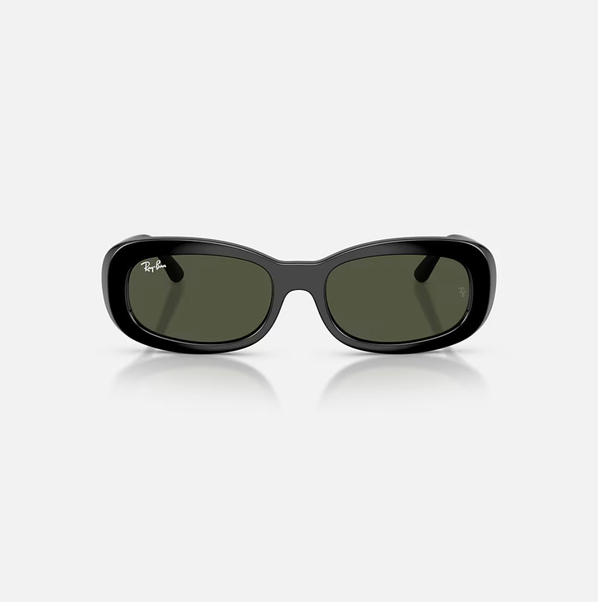 Ray-Ban Ovale Nero-Verde